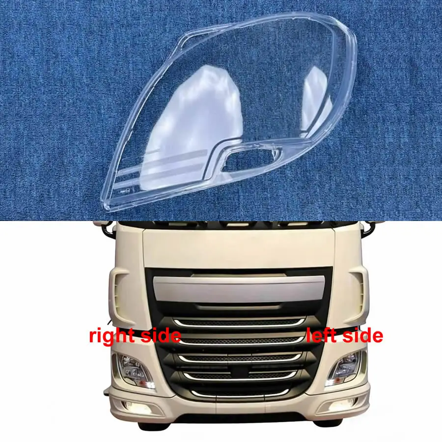 

For DAF XF106 Headlight Housing Shell Lamp Shade Lens Transparent Headlamp Cover Replace Original Lampshade Plexiglass