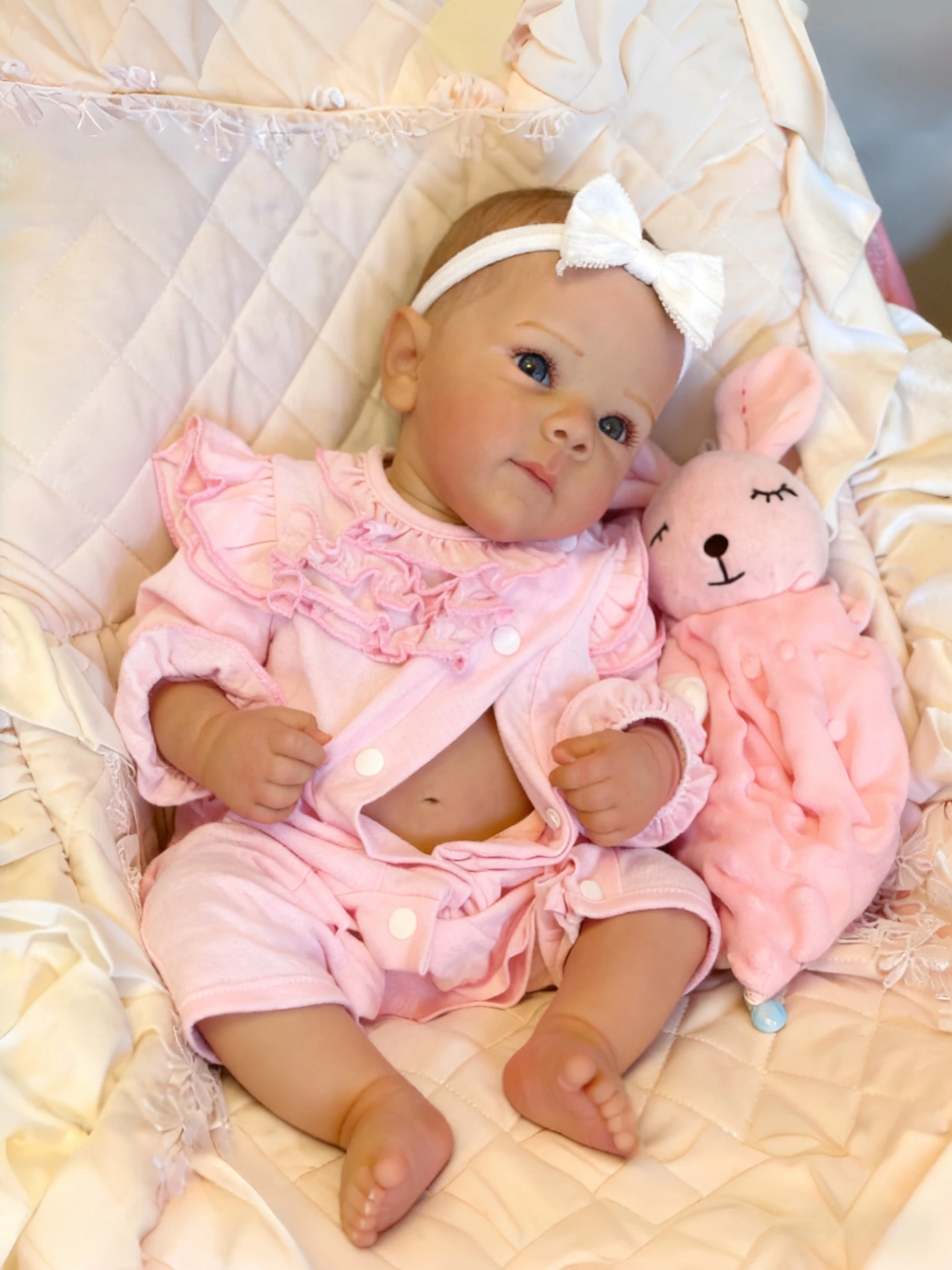 Aizwa1 Reborn Bettie Doll 18 pollici (silicone o vinile possono scegliere) Bebe fatto a mano neonata per bambini regalo di compleanno