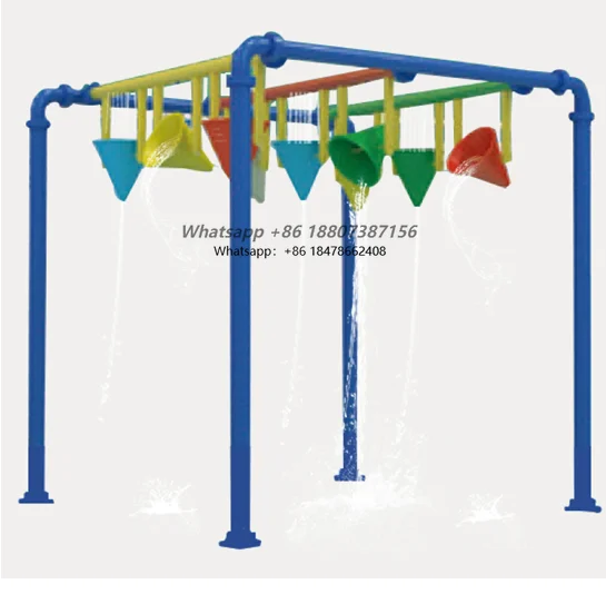Outdoor Kids Water Park Splash Bucket Toys Spray Water Play Equipment for Sale