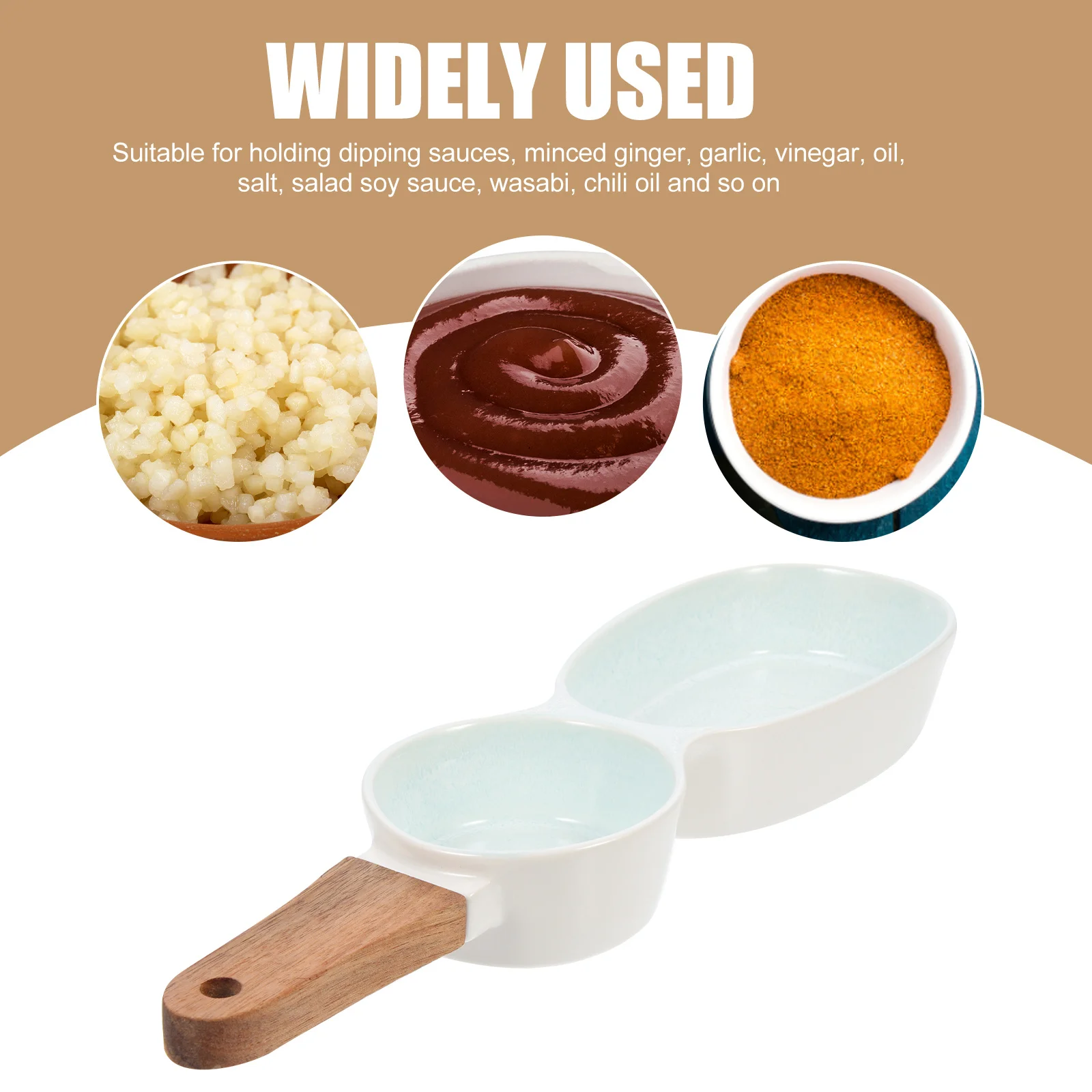 

Bowl Bowls Key Multi-grid Snack Tray Handle Fruit Holder for Kitchen Countertop Cluster Serving
