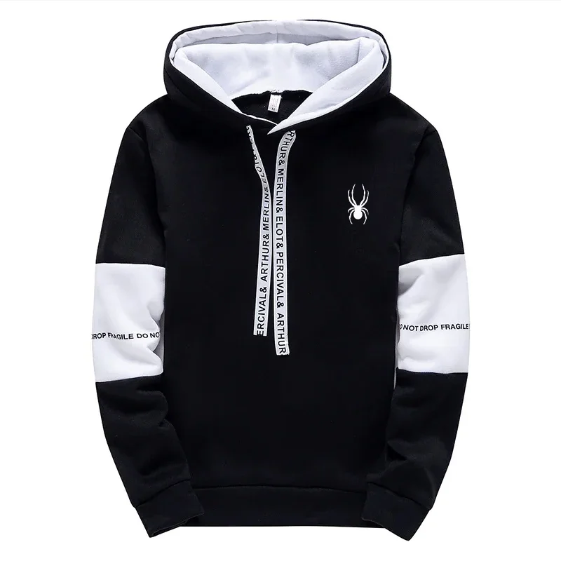 

Men's Hoodies Long Sleeve Casual Printing With Letter Sweatshirts New Spring Hip Hop Pullover Sports Top Male Hooded Sweatshirts