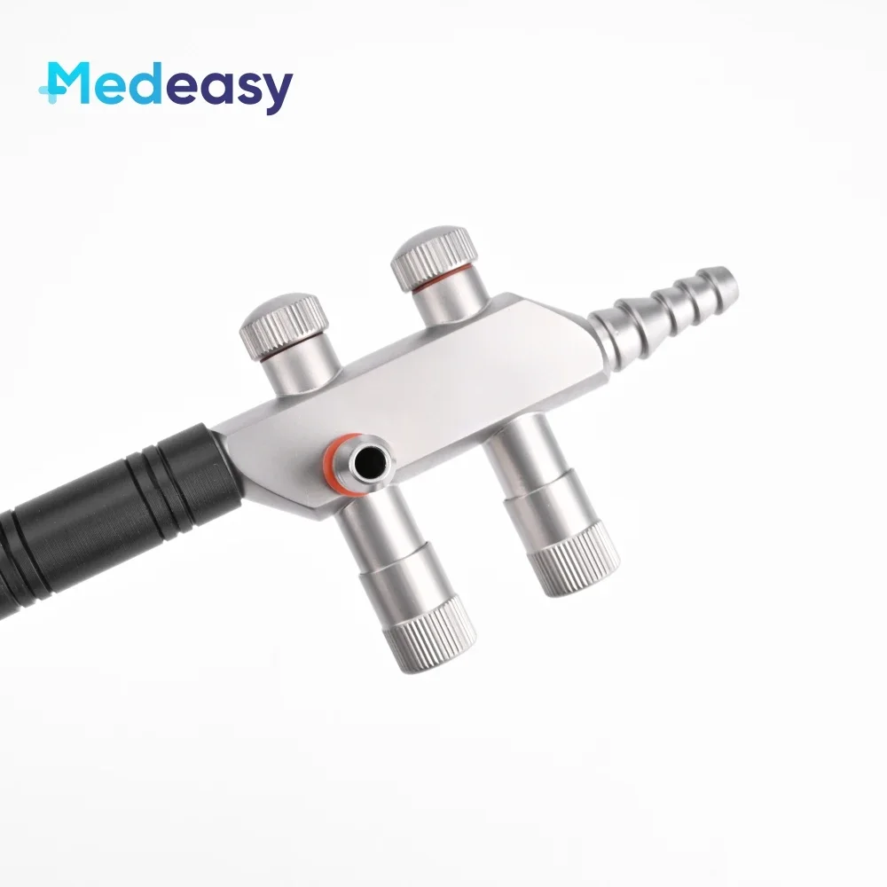Medical Use Laparoscopic Instruments Suction Irrigation Tube Press Type With Electric Ballpoint