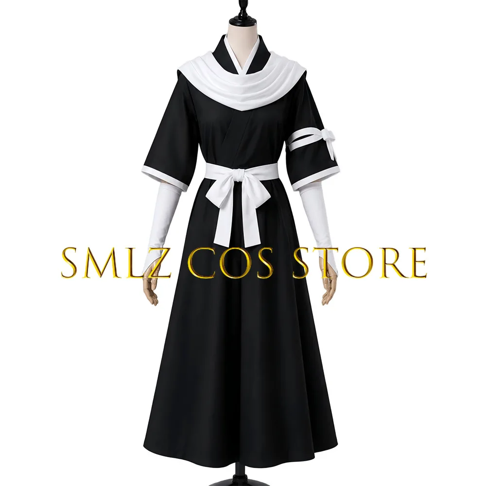 2026 TYBW Rukia Cosplay Kuchiki Costume Man Black Samurai Kimono Prop Wig Halloween Party Play Outfit view 2