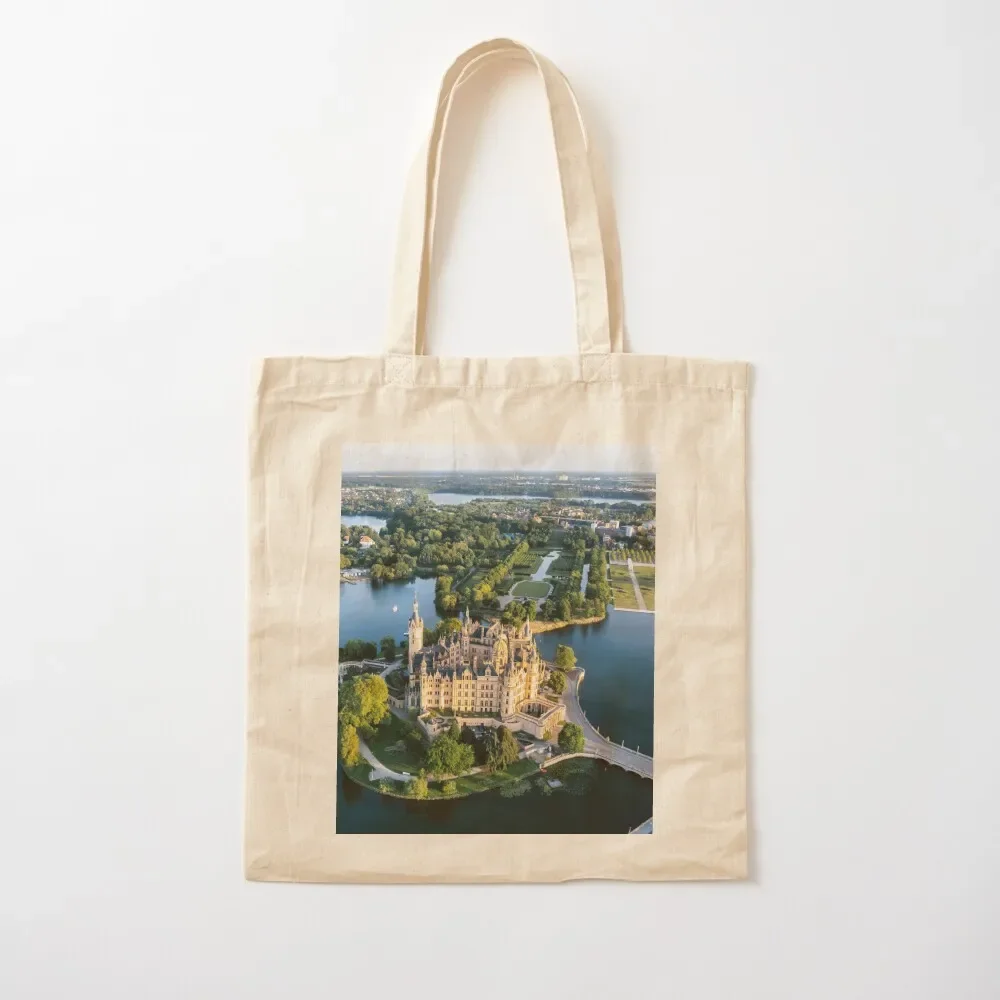 Schwerin Castle Drone 1 Tote Bag tote bag reusable grocery bags foldable reusable bag