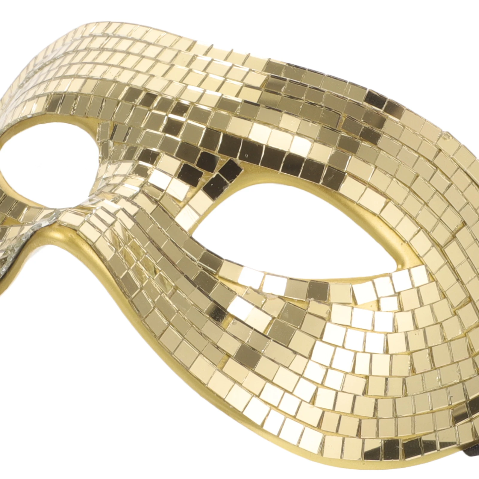 

Mirror Sequin Mask Half Cosplay Halloween Masquerade Costumes Party Carnival Glitter Masks Prop Sequins Man