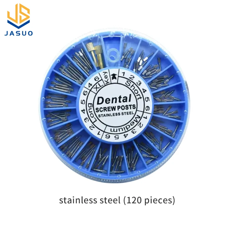 Dental stainless steel screw post Dental Gold Plated Screw Post Kits dental titanium screw post Dental Material For Dentist Tool