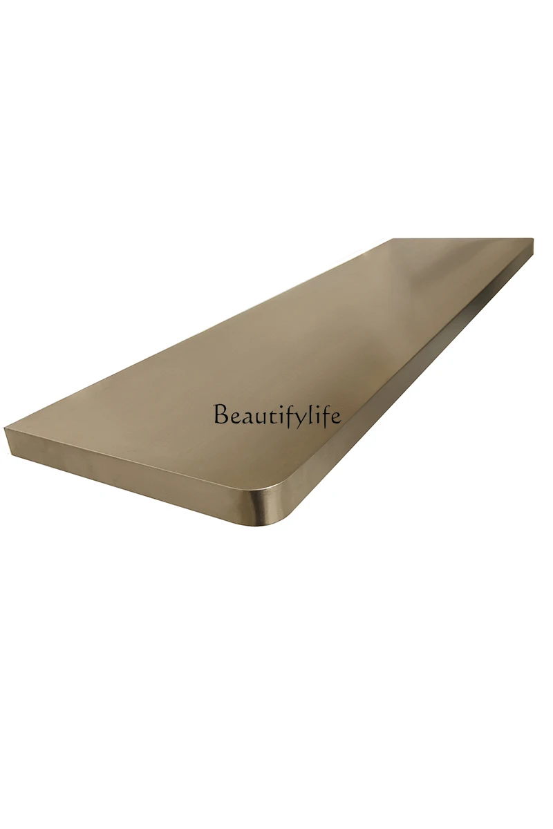 Customized Shelf Rack Stainless Steel Titanium-Plated Shoe Bag Wall Shelf with Luminous