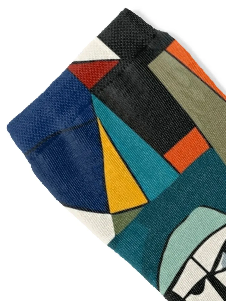 Abstract Faces Pattern Socks ankle shoes Luxury Woman Socks Men's