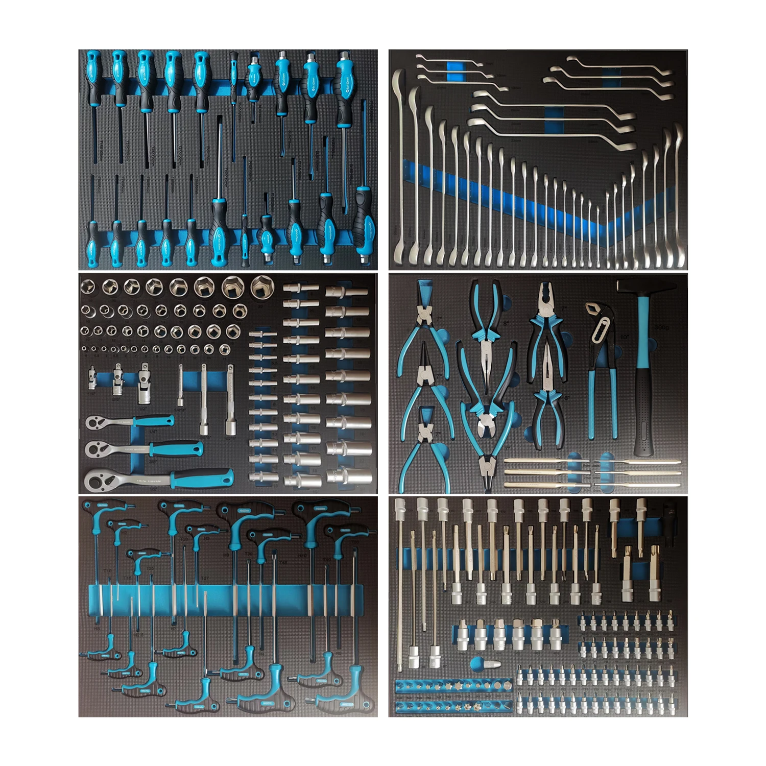 Afbeelding 4: Concurrerende prijs van garage Gereedschapskast Metalen lade 7 laden Gereedschapswagen / gereedschapskast / rollende gereedschapswagen met gereedschapsset