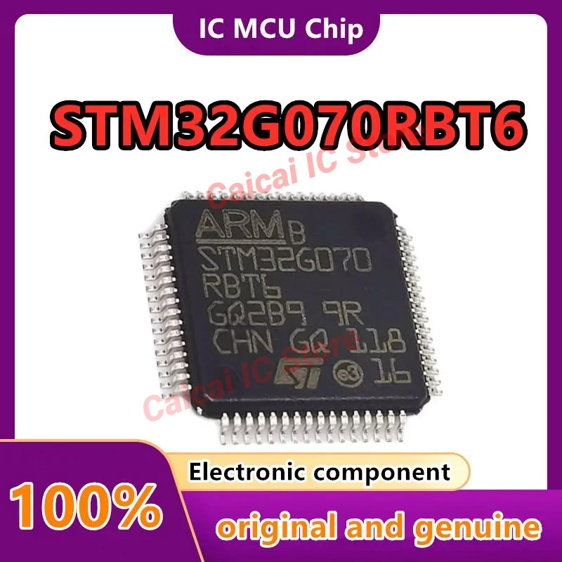 10 Stks/partij Stm32g070rbt6 100% Gloednieuwe Originele Stm Stm 32G Stm32g070 Stm32g070rb Stm32g070rbt Mcu LQFP-64 Chip