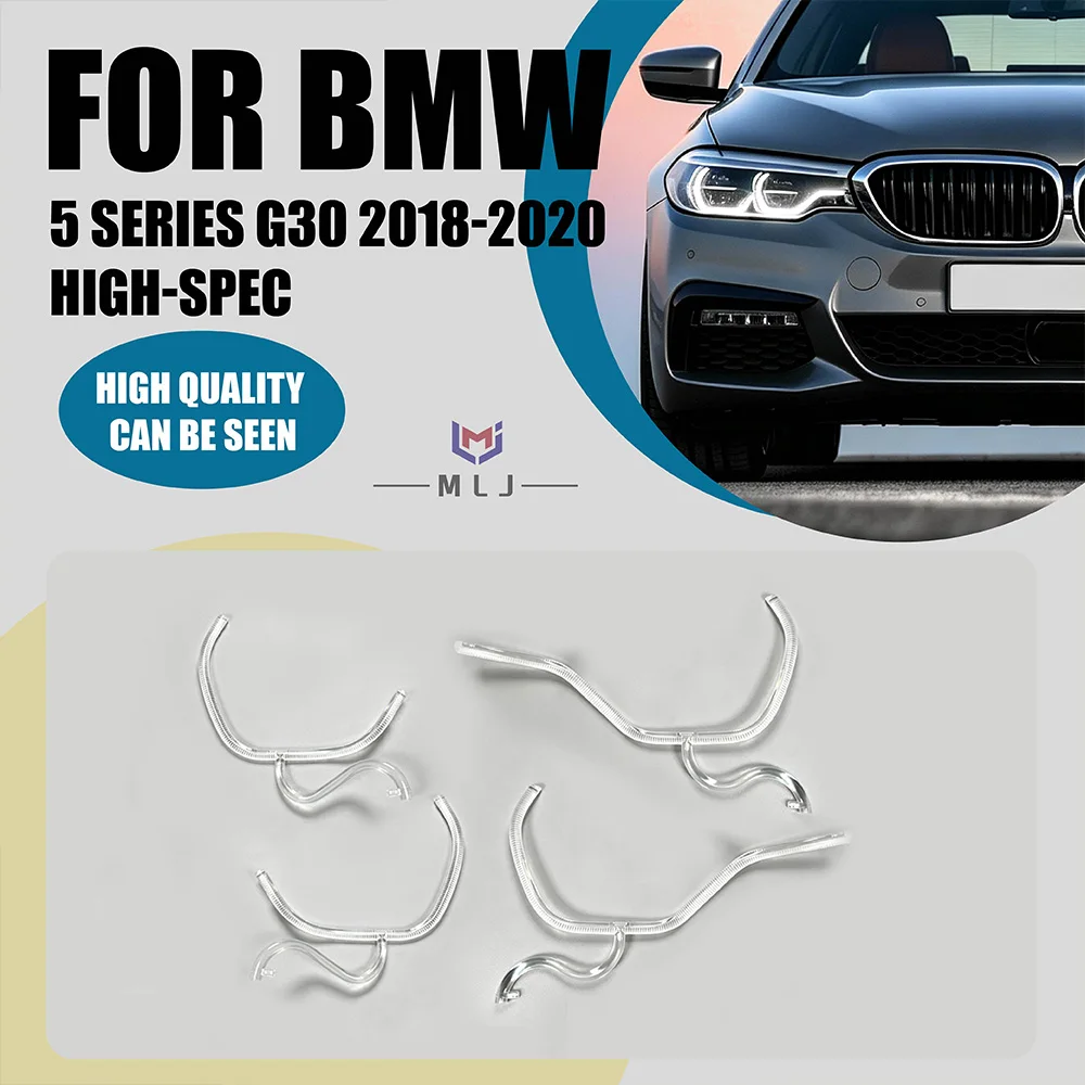 For BMW 5 Series G30 2018-2020 High Spec Headlight Daytime Running Light Guide Strip Acrylic Angel Eye Light Guide Strip Tube