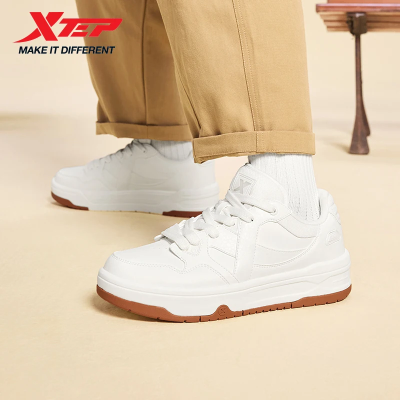 

Xtep MAXX 2.0 Skateboarding Shoes For Men 2025 Winter Stability Rebound Cushion Support Leisure Breathable Sneaker 875419310003