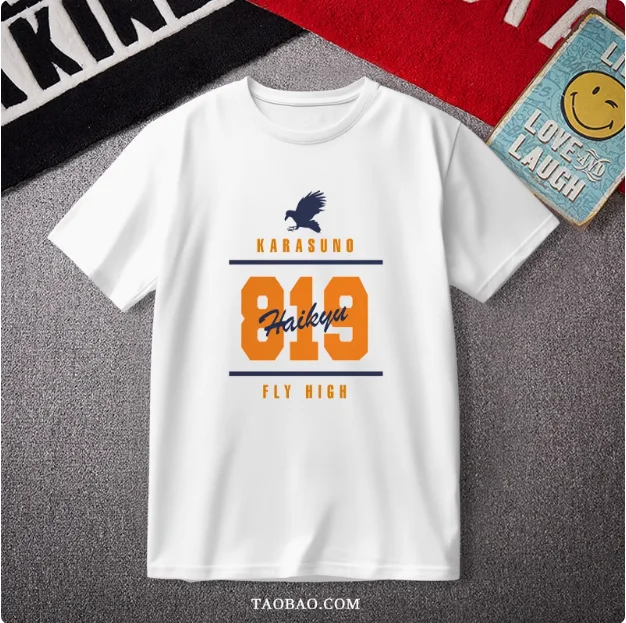 

Аниме Хайкю!! Хината Сёйо Тобио Кагеяма Савара коуши футболка с короткими рукавами летние косплей студенческие свободные топы