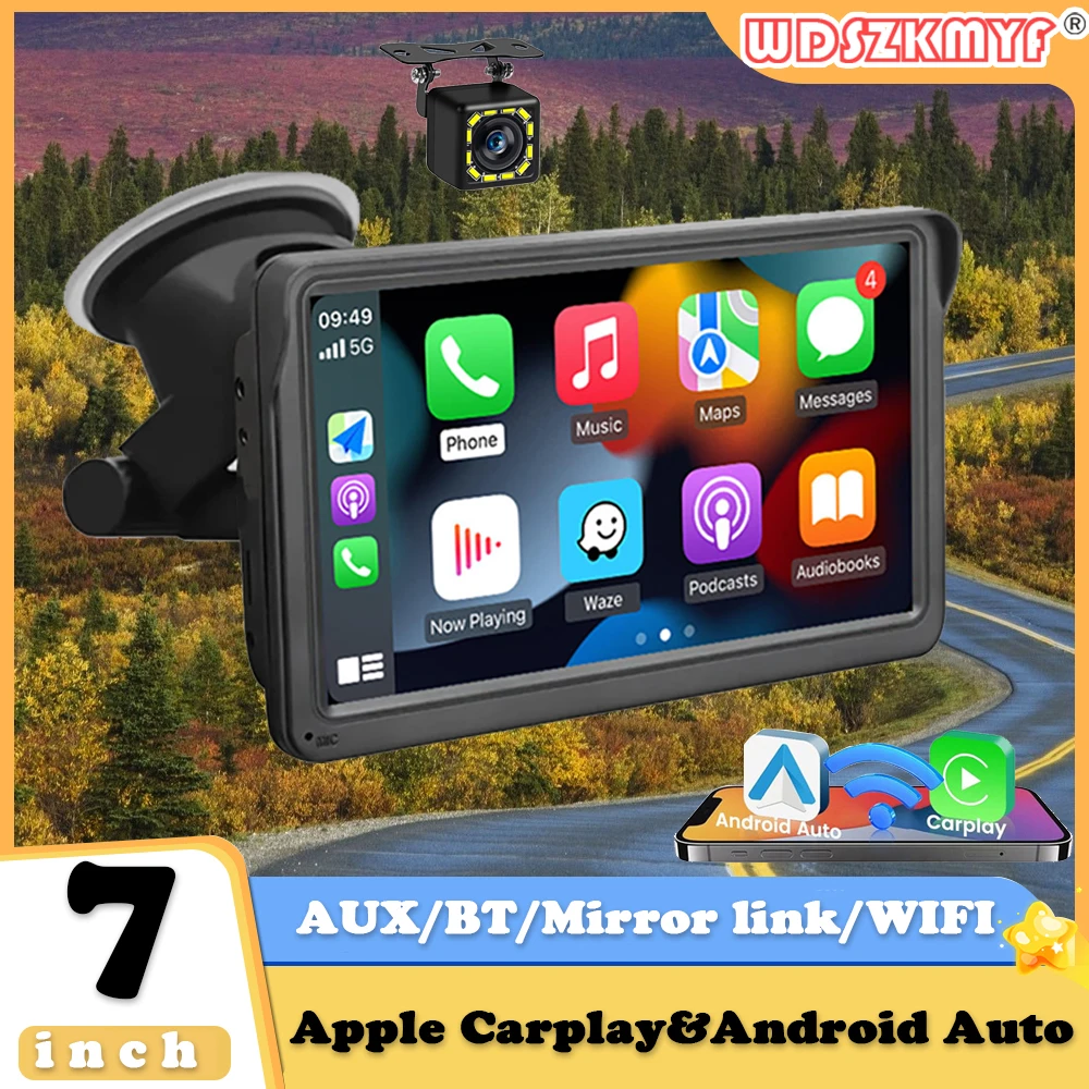 

7-Inch Universal Car Radio Video Player Wireless For Apple CarPlay Android Car Touch Screen Suitable AUX for BMW Volkswagen KIA