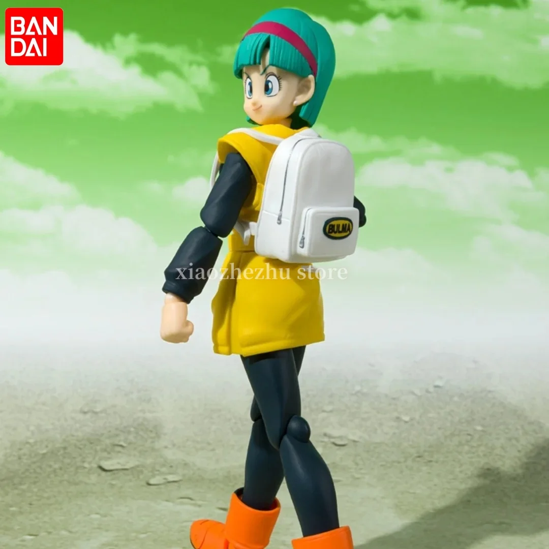 

Genuine Bandai In Stock Original Dragon Ball Z Bulma Shf 15cm Anime Namekian Action Figure Doll Collection Model Toys Gift Deco