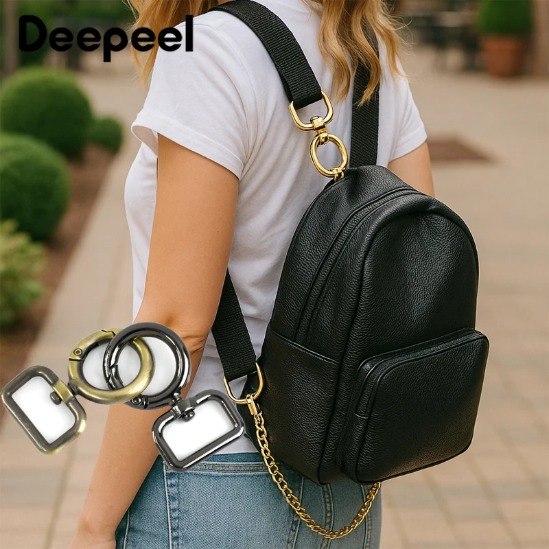 

10/20Pcs 19-38mm Metal Buckles Snap Hook Bag Straps Carabiner Clips Keychain Swivel Lobster Buckle DIY Accessories for Handbags