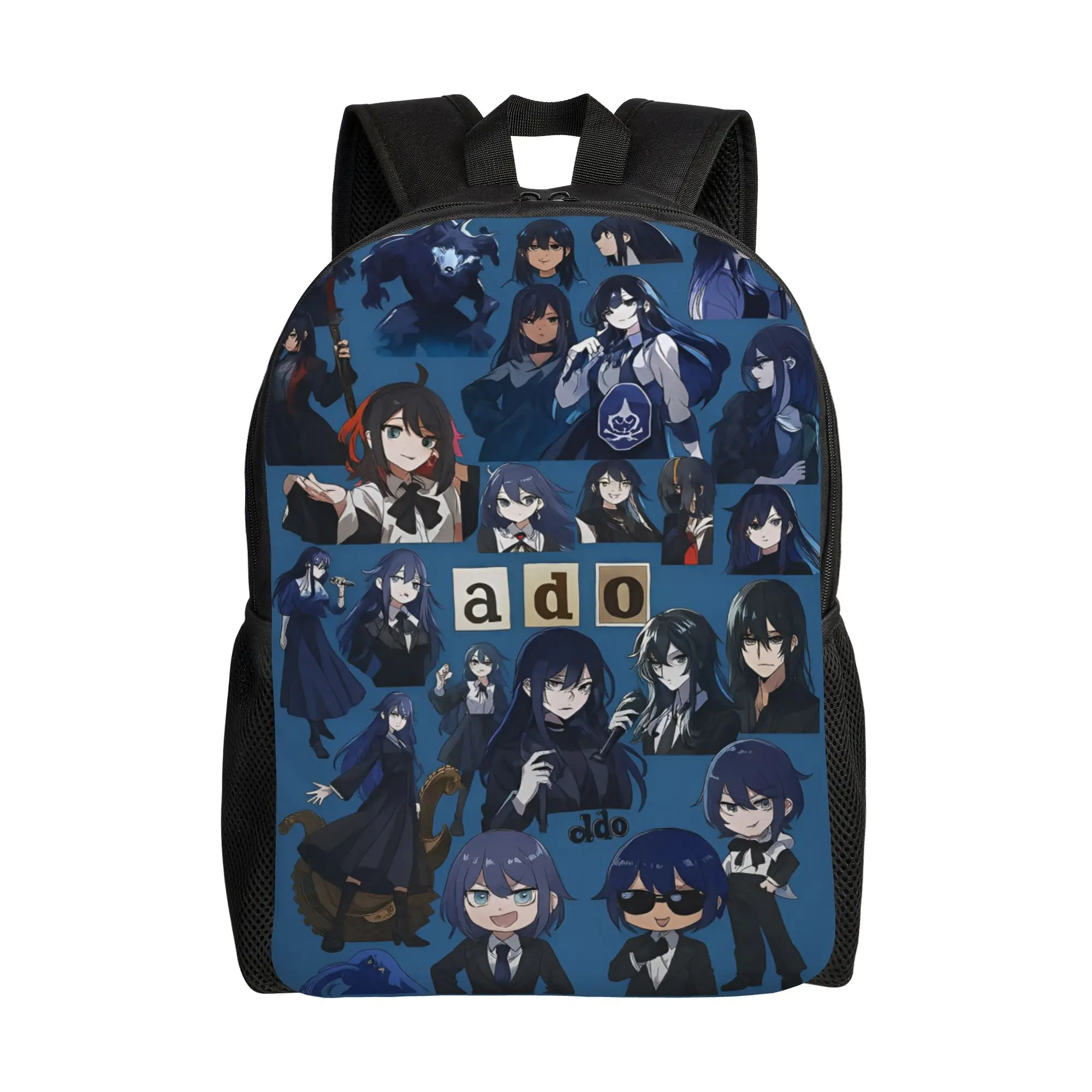 Ado Hibana World Tour Backpack for Men Women Teenage High School Hiking Travel Daypack Japan Singer Laptop Computer Canvas Bags