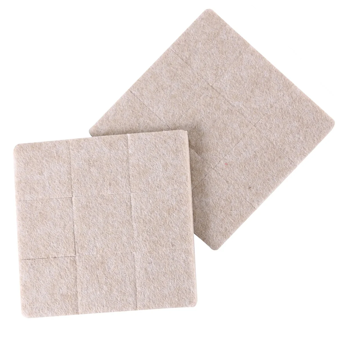 36 Pcs Square Felt Pads Floor Protector for Chairs Furniture Protection Tables and