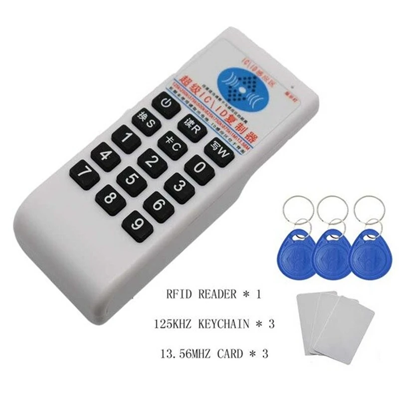 TTKK 휴대용 주파수 복사기, RFID NFC IC 카드 리더 및 라이터, 액세스 제어 카드 태그 복제기, 125Khz-13.56MHZ