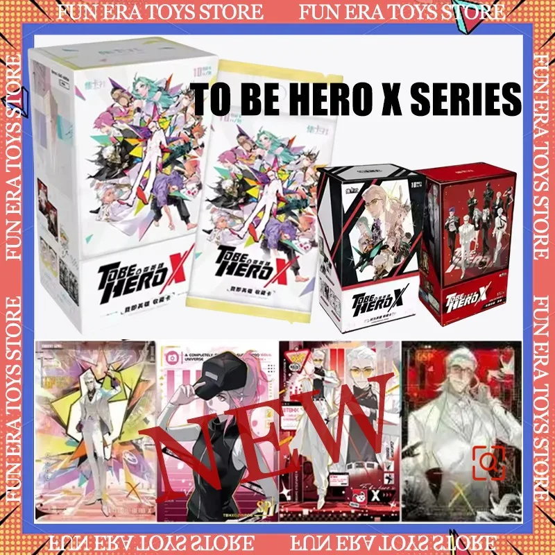 En Stock para Be HERO X Card TOBEHEROX Series colección de tarjetas caja soy el héroe animación dibujos animados periférico colección tarjeta regalo