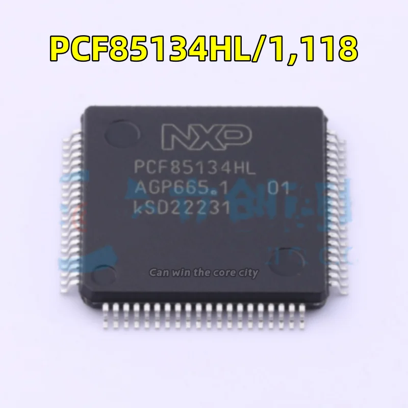 

5-100 PCS/LOT New PCF85134HL/1,118 screen printed PCF85134HL package LQFP-80 LCD driver chip