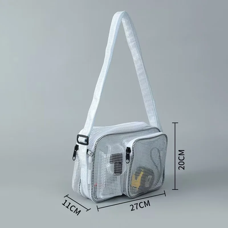 

PVC Transparent Anti-Static Dust-Free Bag Single oulder Crossbody Phone Bag id Storage Tool Bag for Women And Men