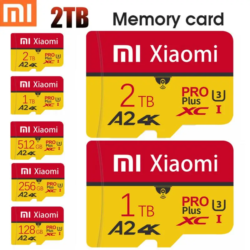 XIAOMI-tarjeta Micro TF SD De alta velocidad para Nintendo Switch, Memoria Flash De 2TB, Clase 10, 100 MB/S, 1TB, 128GB, 256GB