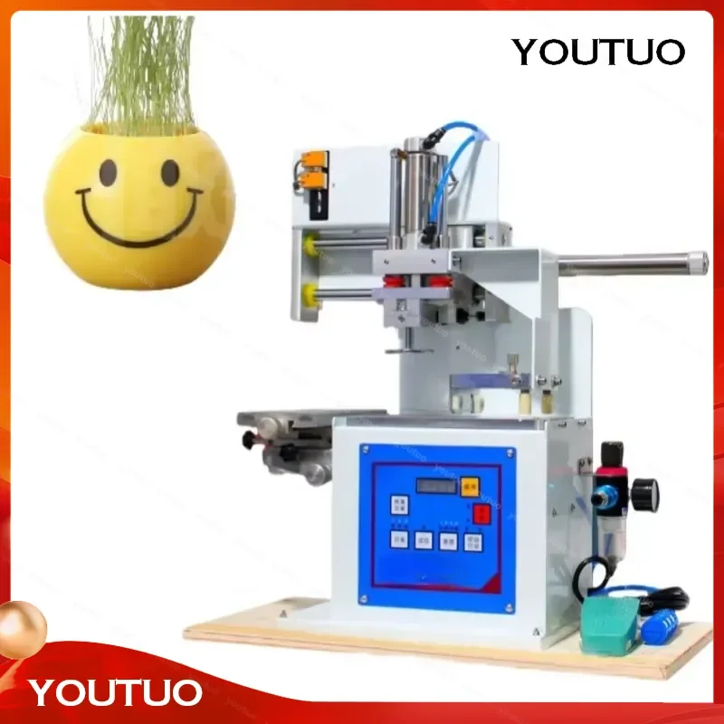 Desktop pneumatic continuous ink pad printing machine Industrial machinery and equipment