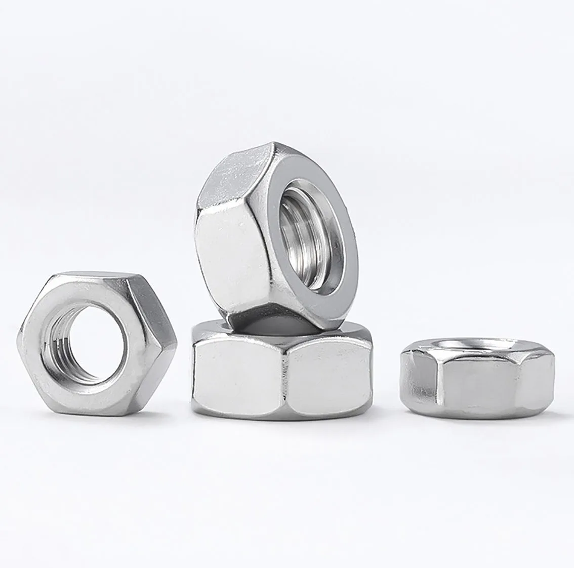 

M3 M4 M5 M6 M8 M10 M12 M14 M16 201 Stainless Steel Hex Nuts Hexagon Locking Nut Hardware Accessories