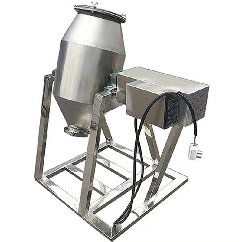 10L-5KG الكهربائية عالية الكفاءة خلاط آلة خلط المسحوق الجاف للأغذية الفولاذ المقاوم للصدأ معدات خلط المواد الكيميائية