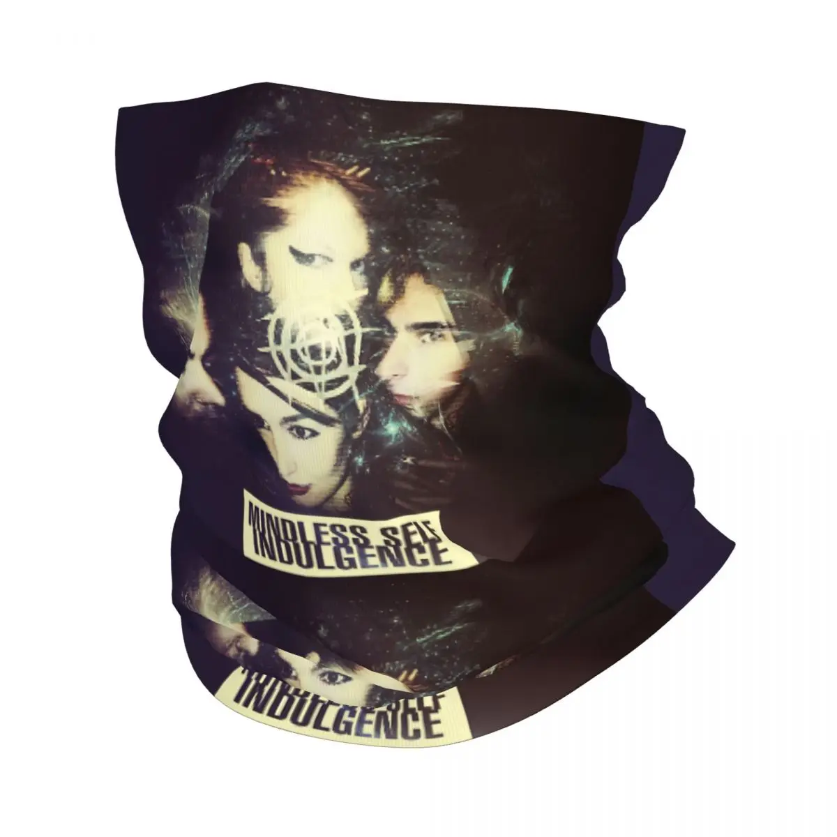 Custom Msi Mindless Hip Hop Rock Self Indulgence Neck Gaiter Women Men UV Face Shield Winter Electro Bandana Scarf for Cycling