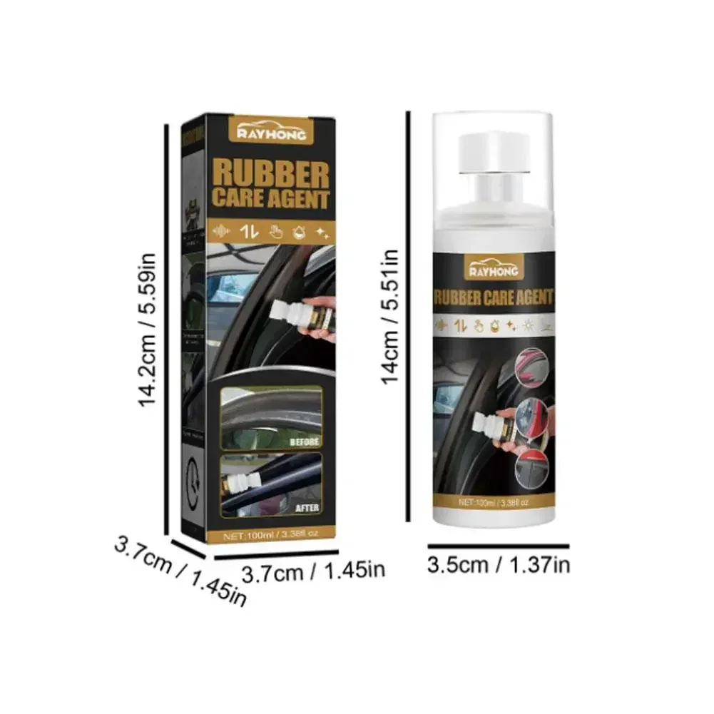 Auto Car Rubber Caring Agent Conditioner Spray Autommotive Multi Purpose Lubricant Coating Agents Car Softening Silicone Grease