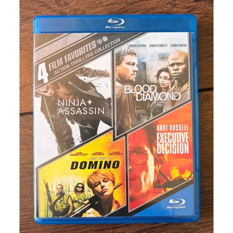 The Highest Crisis Blood Diamond US Version Genuine Blu ray Disc x4