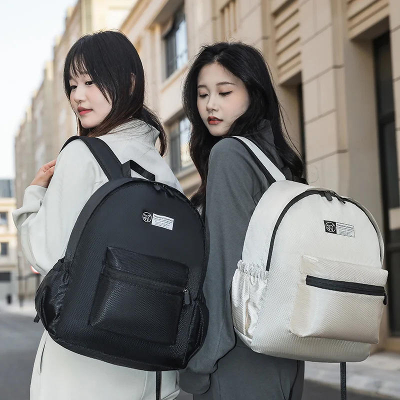 

Men's and women's folding portable travel storage backpack large capacity leisure shoulder crossbody bag