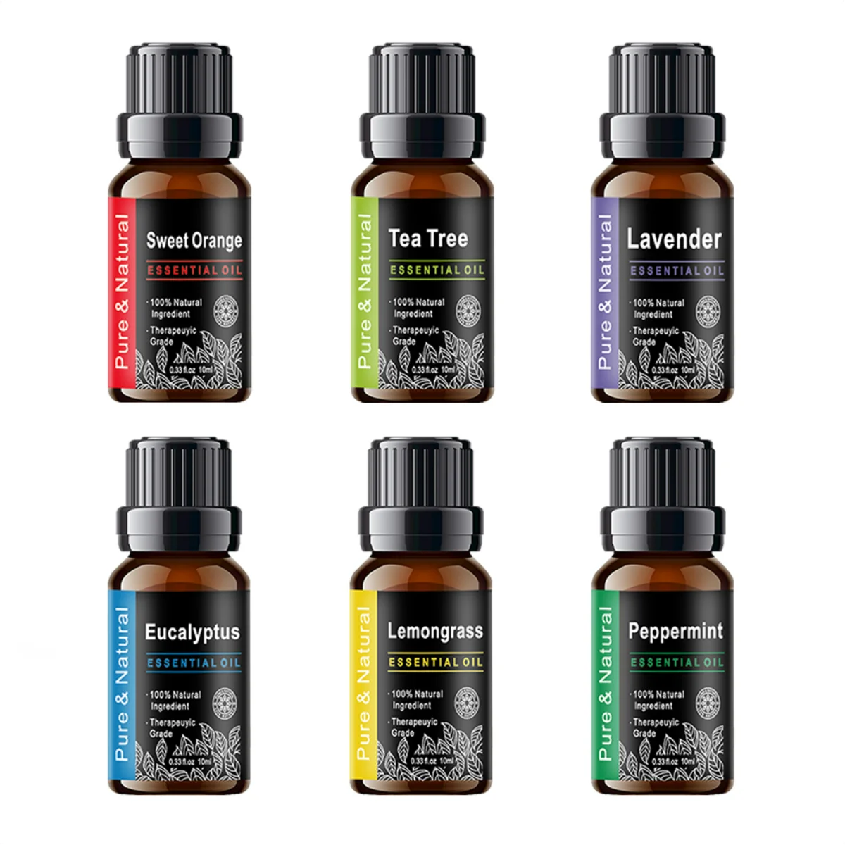 Bedroom Friendly 550ml Diffuser 7 Soothing Light Colors, 6 Aromatherapy Oils & Remote Controlled Timer