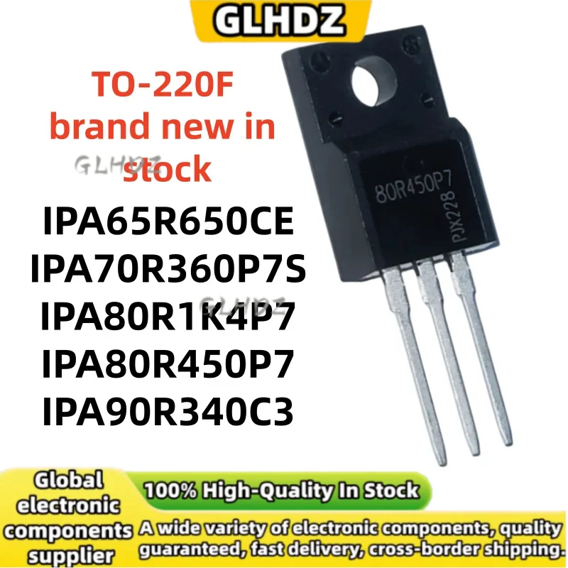 TO-220F 10PCS-20PCS IPA65R650CE IPA70R360P7S IPA80R1K4P7 IPA80R450P7 IPA90R340C3 NEW in stock