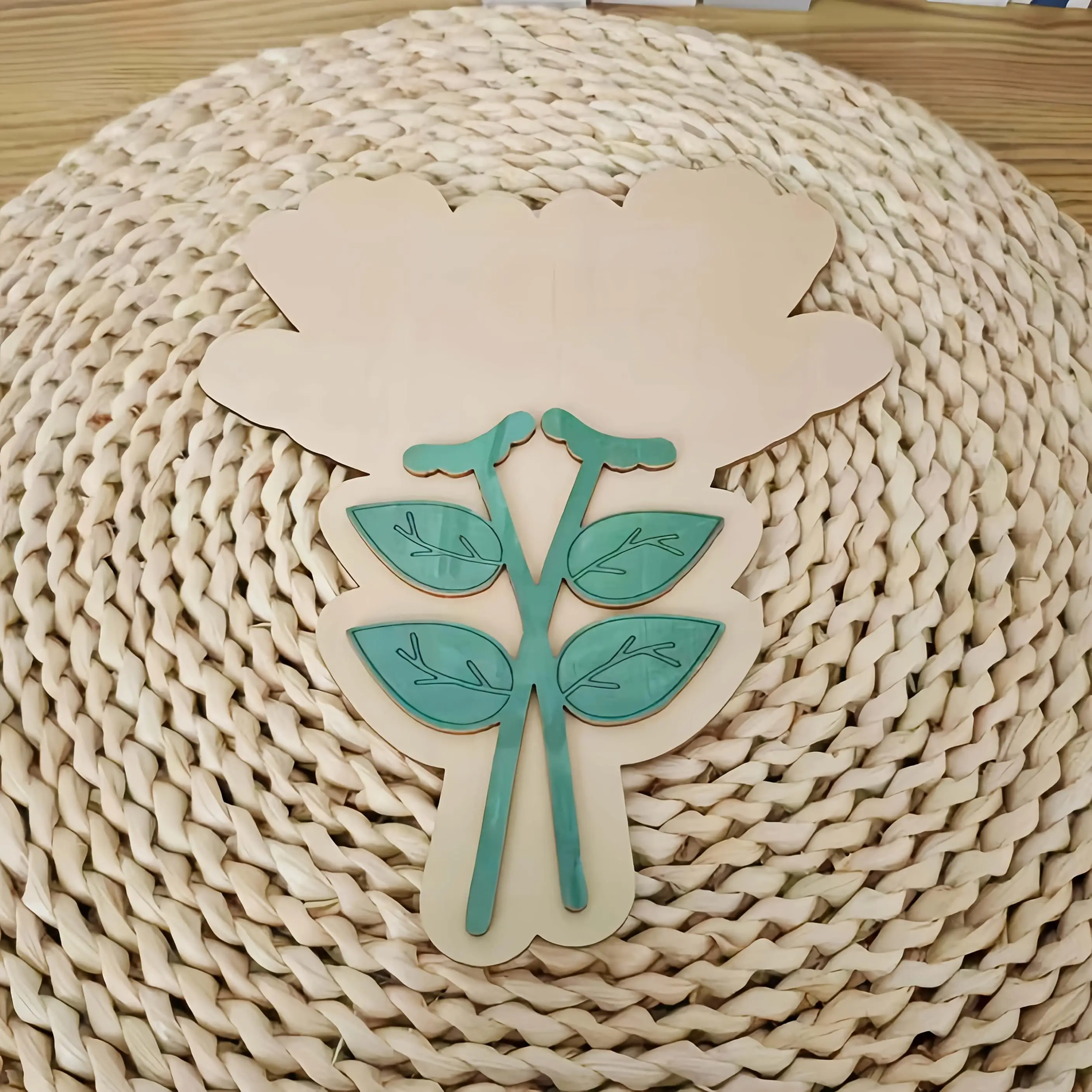 DIY Mother's Day Hand Mold Kit - Wooden Commemorative Handprint Plaque for New Mom Grandma Aunt Newborn Traditional Souvenir Kit