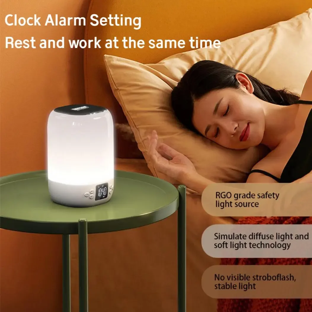 

2024 Christmas Home Decorations Wireless Speaker RGB Party Waterproof Sound Amplifiers With White Noise Music Speaker