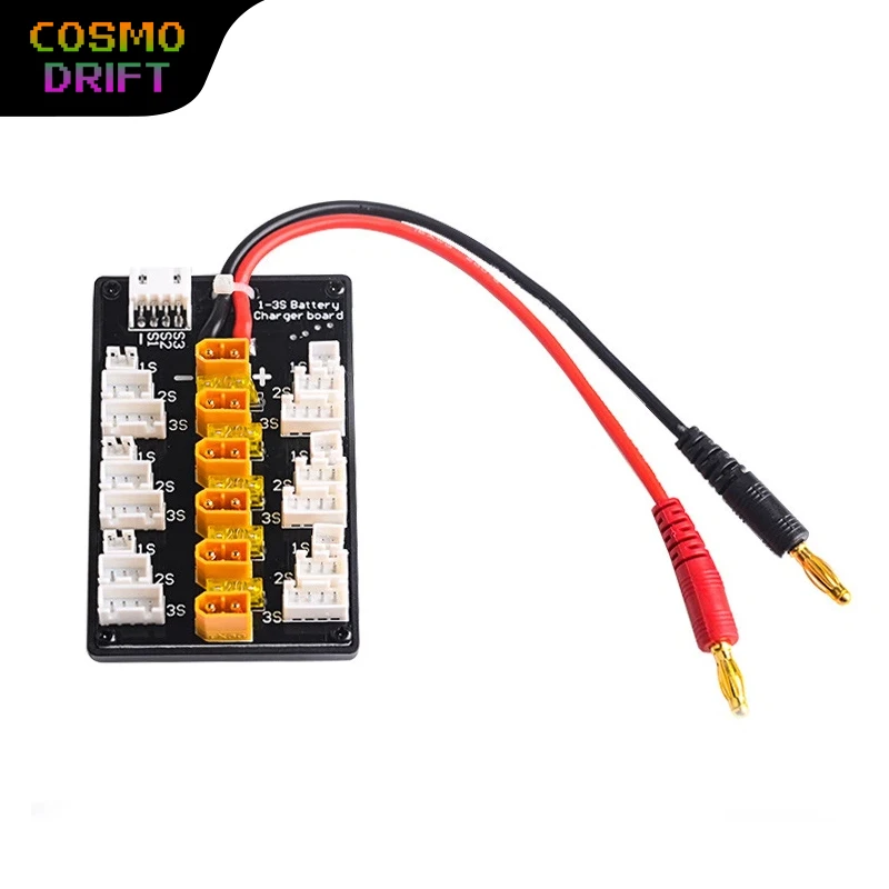 B6 LiPo Balance Charger Parallel Board 1S-3S XT30 Parallel Charging Plate Adapter A6 Expansion Board RC Battery Fast Charge
