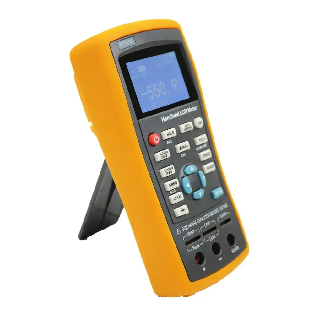 ET430 ET431 ET432 ET433 Handheld LCR Digital Bridge Meter Digital Display High Precision Capacitance Inductance Resistance Meter