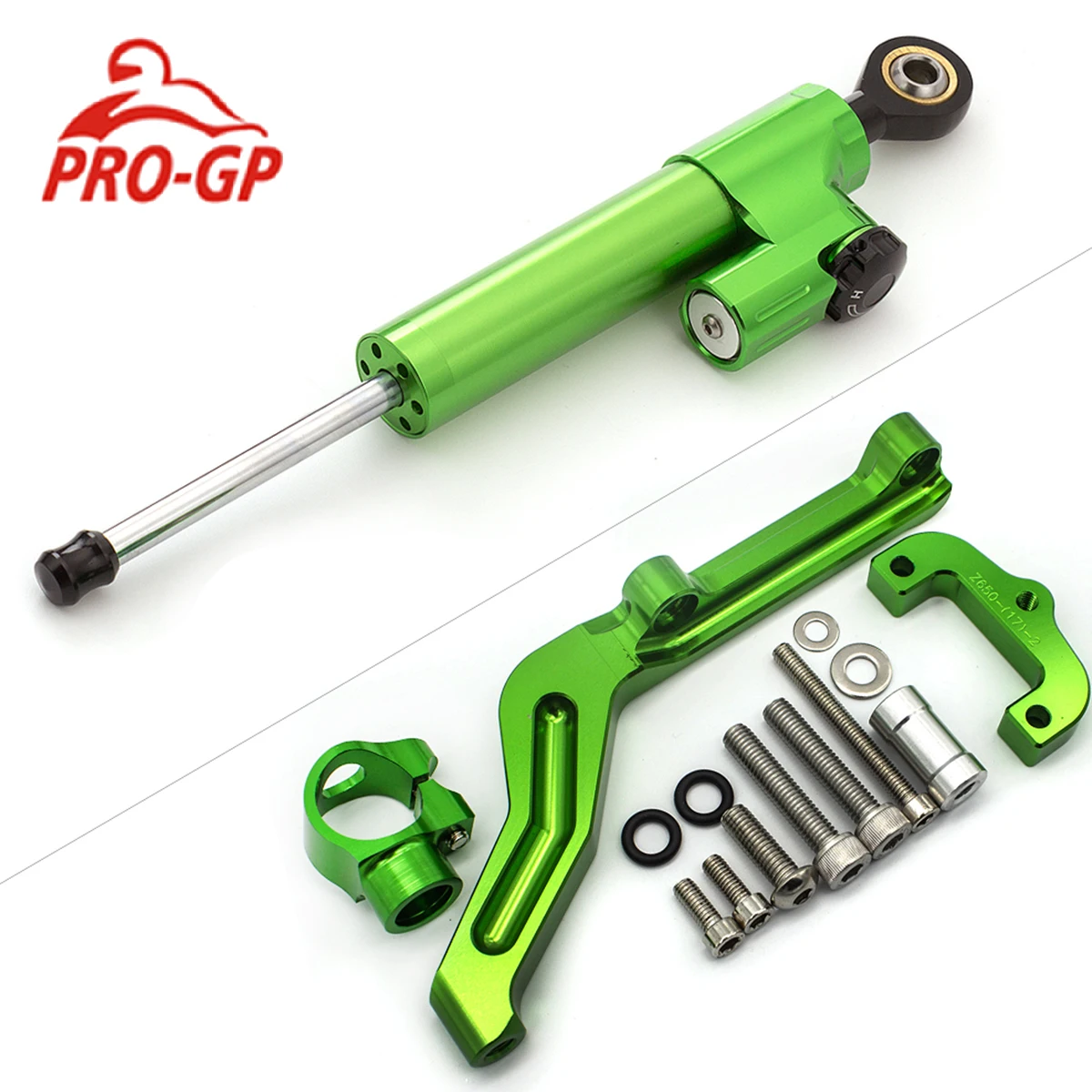 

For Kawasaki Z650 Z 650 2017-2024 Motorcycle CNC Steering Damper Stabilize Dampers Bracket Mounting Kit