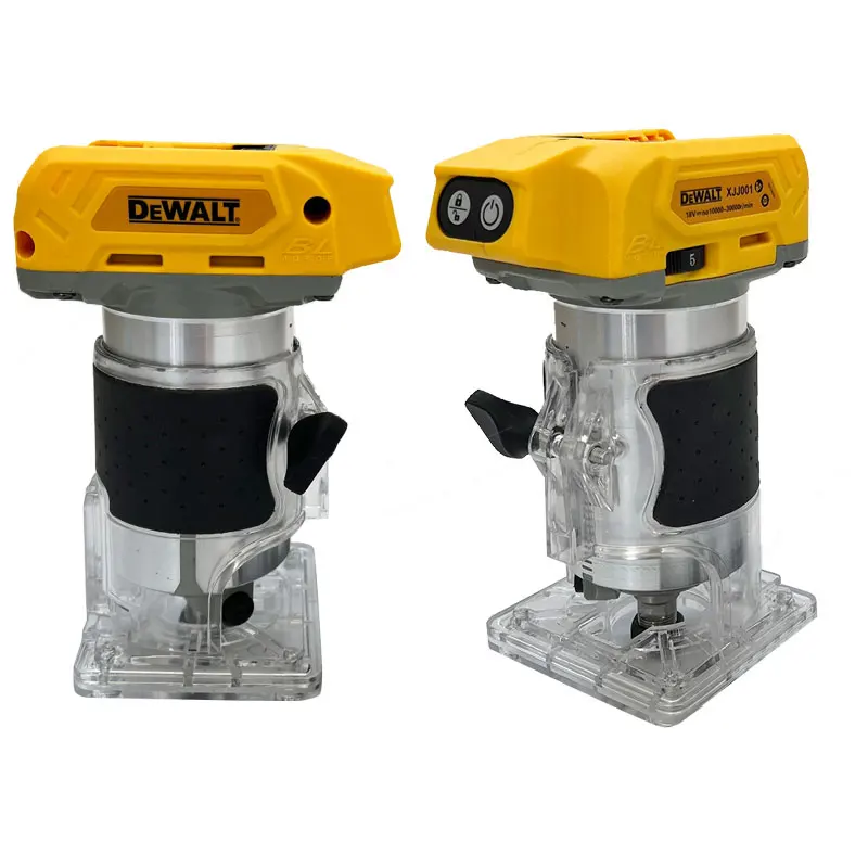 Dewalt 33000 RPM Borstelloze Elektrische Trimmer Draadloze Houtbewerking Trimmachine Hout Router Frezen Graveren Steken Machine