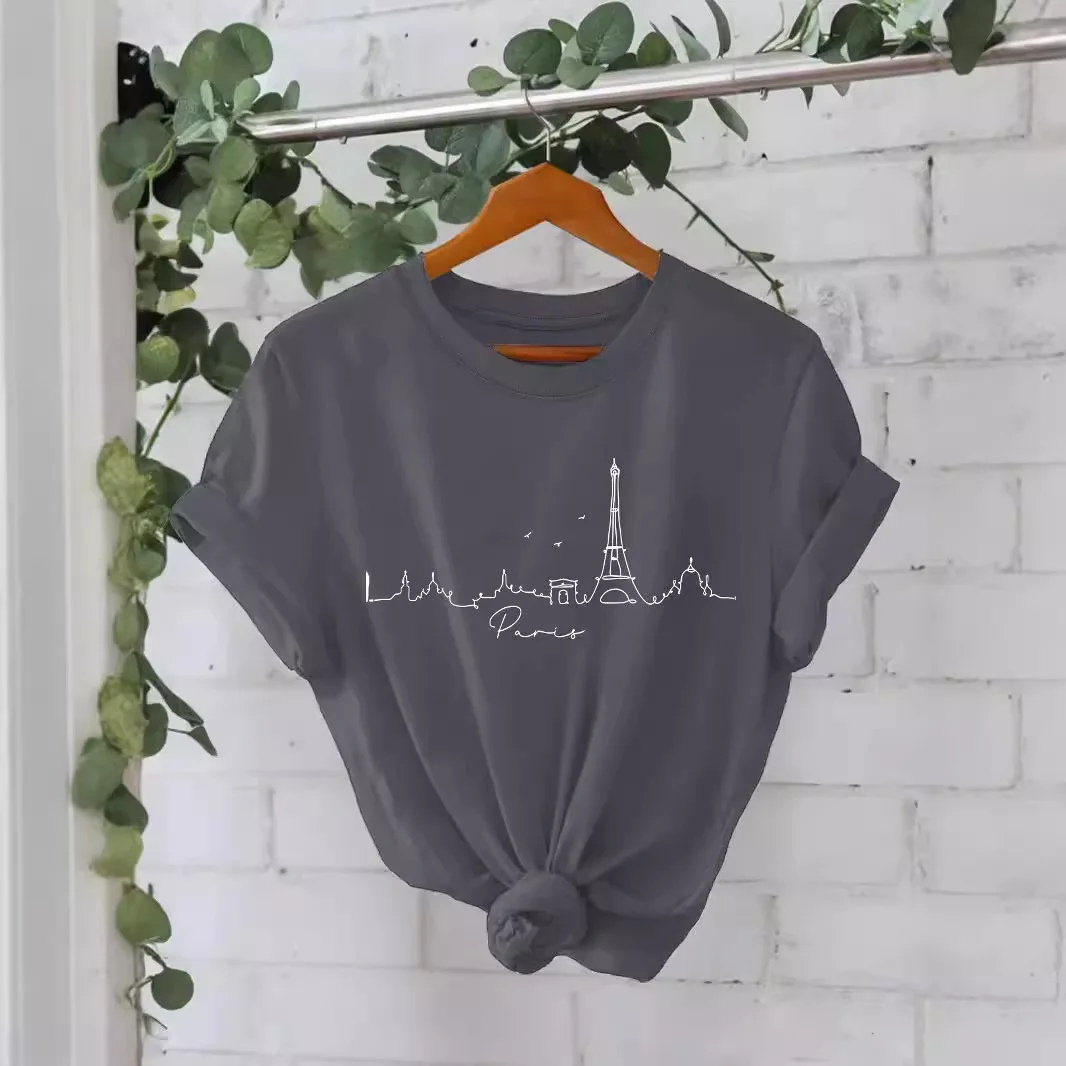 T-shirt ort Sve pour femmes, imprimé personnalisé, coupe cintrée, coton tricoté, 00% pur coton, Collection d'été