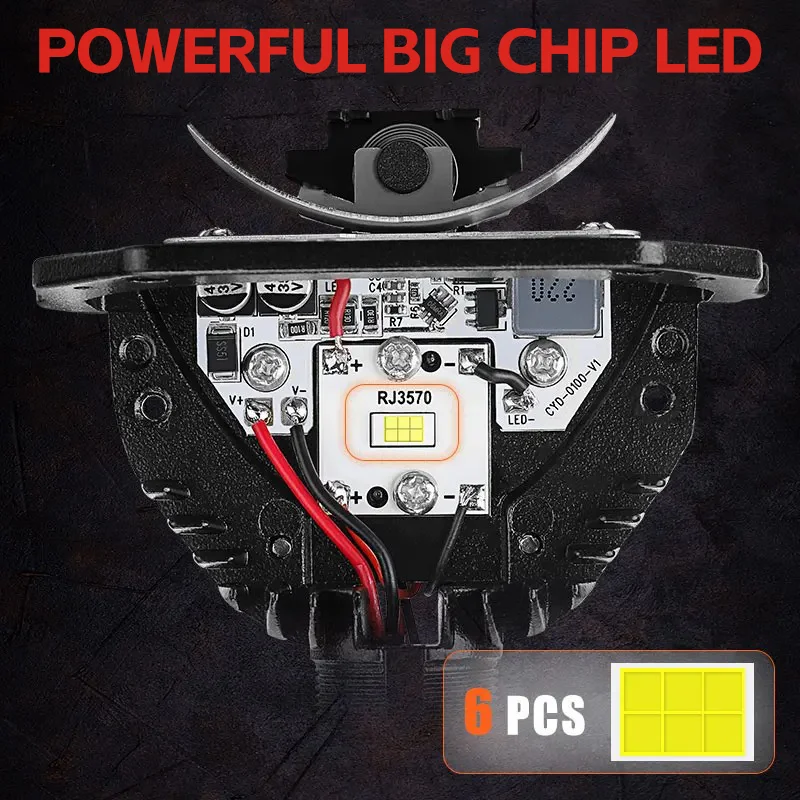 2PCS LED 2.5 Inch Bi Led Projector Lens Light H4 H7 9005/HB3 9006/HB4 100W Car Headlight Bulb High Low Beam 6000K Diode 20000LM