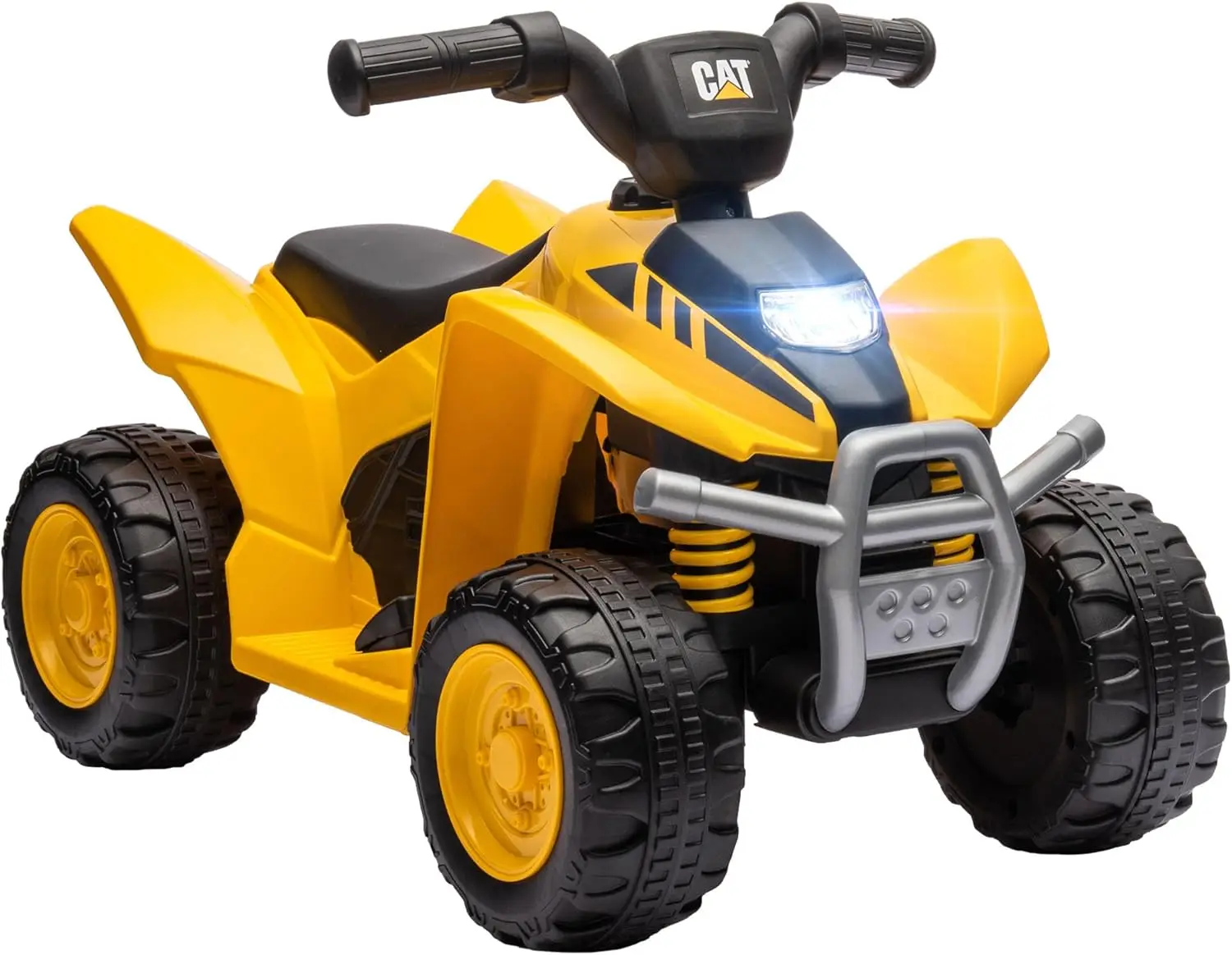 مرخص للأطفال ATV، أربع عجلات 6 فولت للأطفال، ركوب كهربائي على مركبة ATV مع قرن، مصابيح أمامية LED، زر واحد يبدأ لمدة 18-36 شهرًا