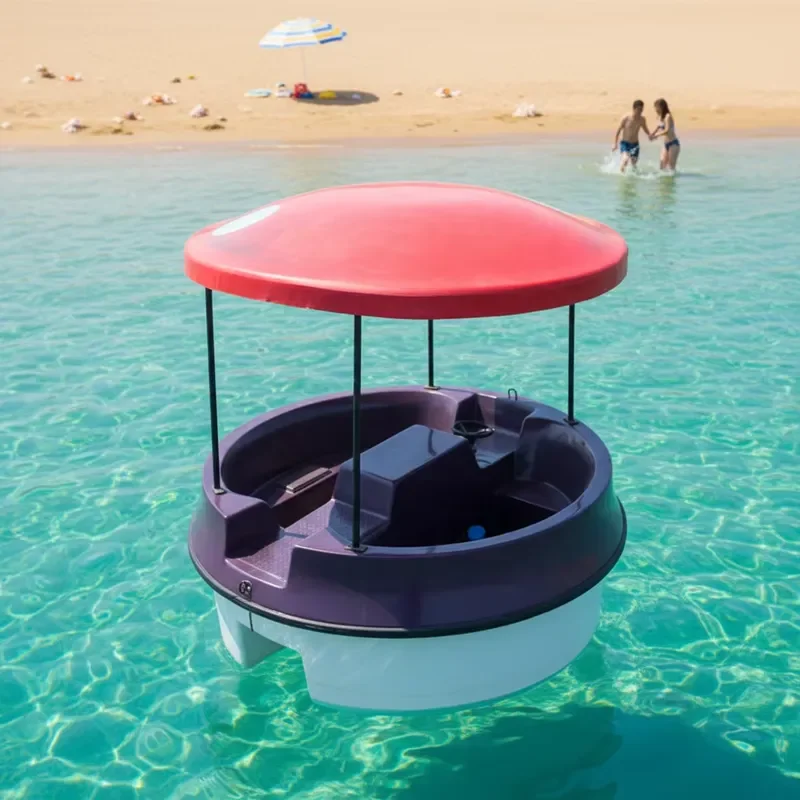 New Design Fiberglass Inflatable Floating Water-Skiing Boat Customizable Color 5-Person Capacity 350kg Lakes Rivers Factory