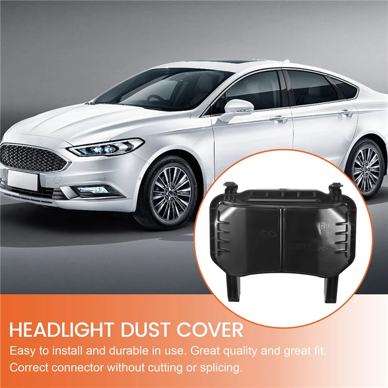 AY03-1 زوج سيارة الجبهة العلوي مصباح غطاء غبار غطاء قذيفة لفورد مونديو MK4 2008 2009 2010 2011 2012 2013 غطاء غبار الختم