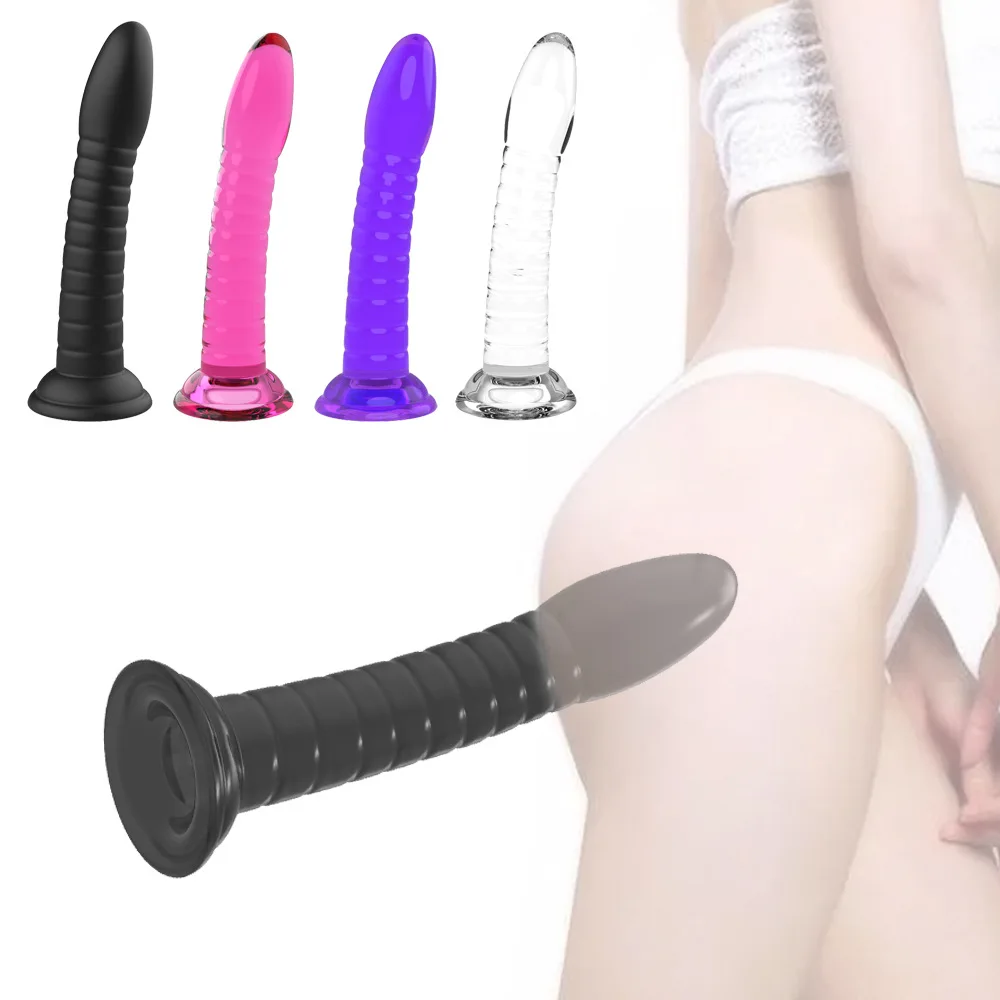 

Adult products Thread Simulation Penis Transparent jelly Crystal False penis Suction Cup Female Masturbation dildo Sex toys 성인용품