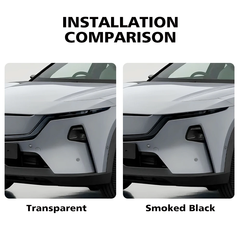 

High-Gloss Smoke Black TPU Headlight PPF for MAZDA CX-6e 2025-2026 Pre-Cut Anti-Scratch Protective Film Vinyl Wrapping Kit