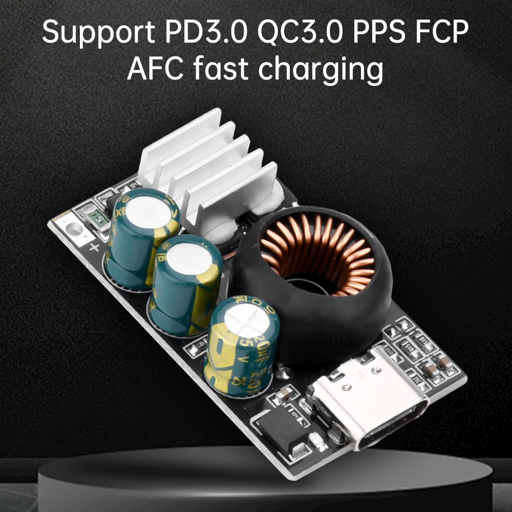 PD65W Fast Charging Module Type-C Cell Phone Charging Pad Fast Charging Car DIY Modification Module Step-down Module